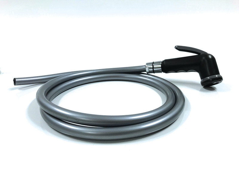 Páková sprcha s hadicou - čierna</p>