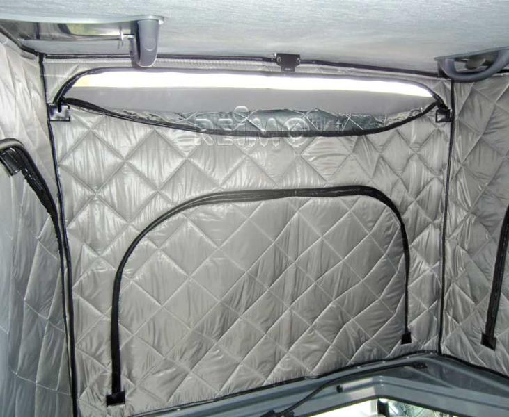 Tepelné rohože pre sklopné strechy, VW T5/6 Easyfit – predná časť zdvihnutá
