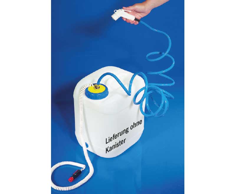 Špirálová mobilná sprcha 12 V