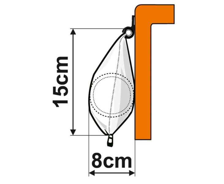Markíza Caravanstore ZIP v puzdre s predsienkou, šírka 280 cm, výsuv 225 cm, BlueOcean