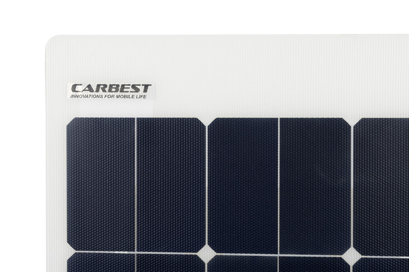 Ohybné solárne moduly „Power Panel Flex 80“ 12 V/80 W, 1000 × 550 × 3 mm, biele