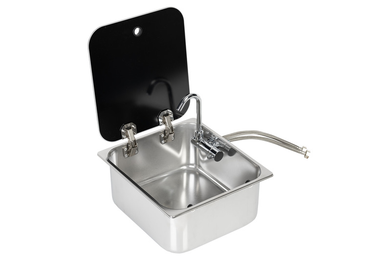 Carbest Sink with Glass Cover