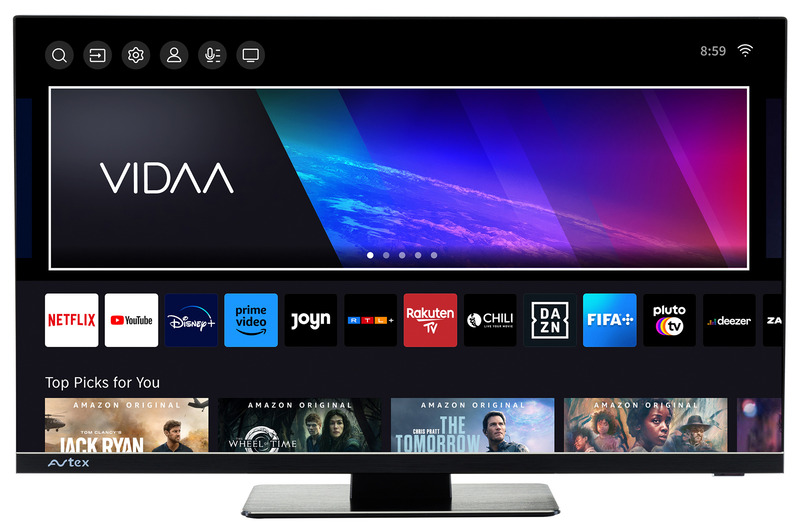Avtex Smart-TV 23,8" 12 V Full HD s Bluetooth a Wi-Fi