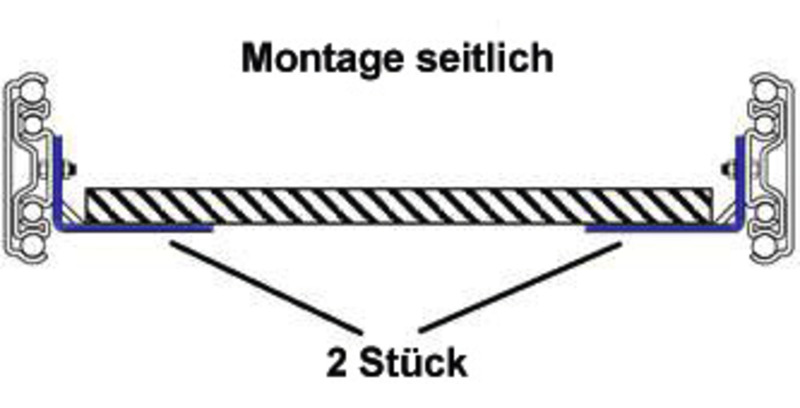 Upevnenie pre celoplošný výsuv - L-konštrukcia - sada 2 ks</p>