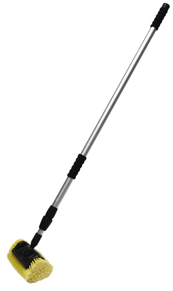 Kefa na umývanie auta s okrúhlou kefou a nastaviteľnou rukoväťou 1,15 - 1,8 m</p>