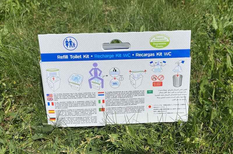 Náhradné vrecká Carebag pre skladacie WC Cleanis, 12 kusov s vložkou