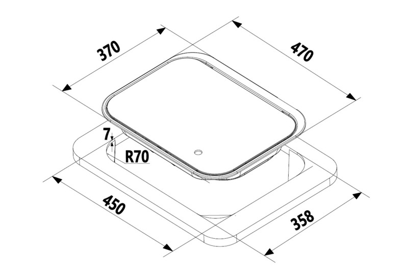 Plynový sporák s 2 horákmi</p>
