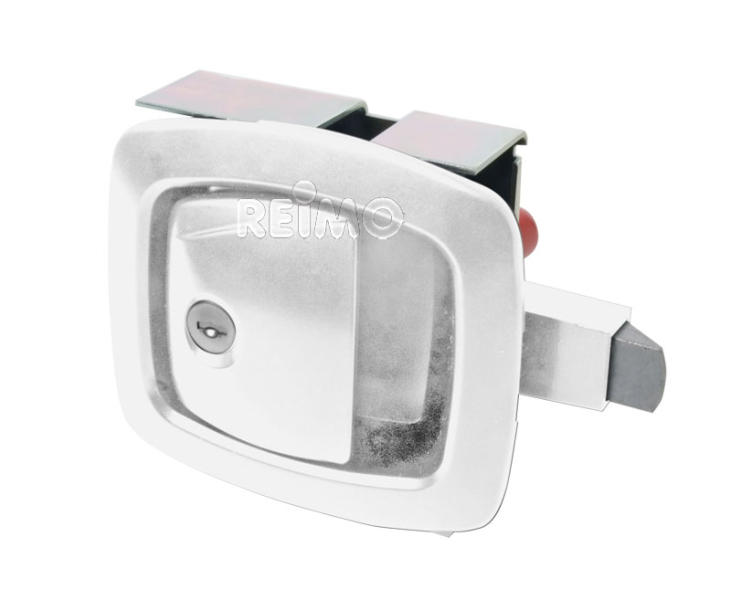 Zámok s chlopňou kufra biely