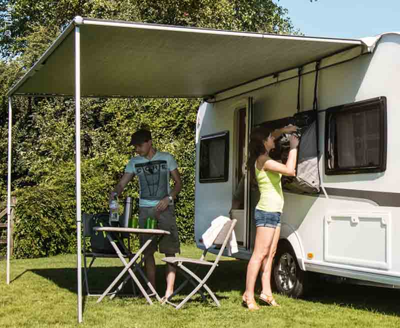 Thule 1200 - Vrecková markíza na potrubnú lištu - 325 cm, zafírovo modrá