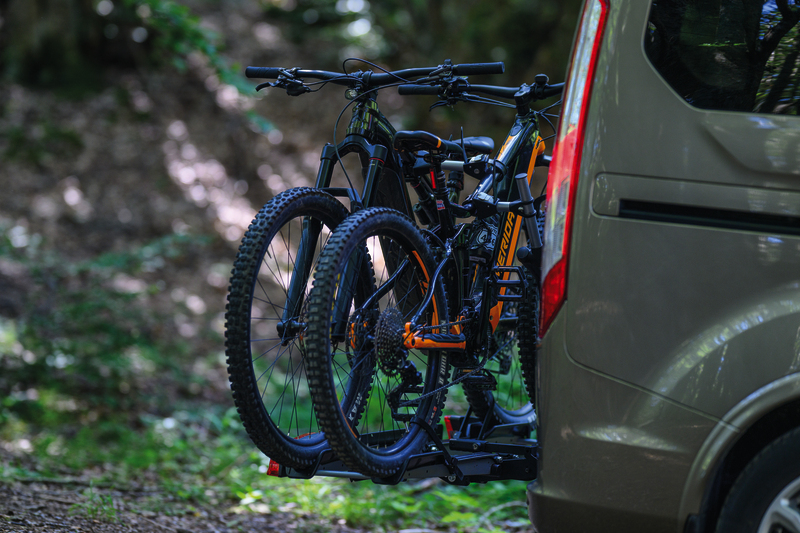 MENABO Orbit – nosič bicyklov na ťažné zariadenie pre 2 bicykle alebo 2 elektrické bicykle