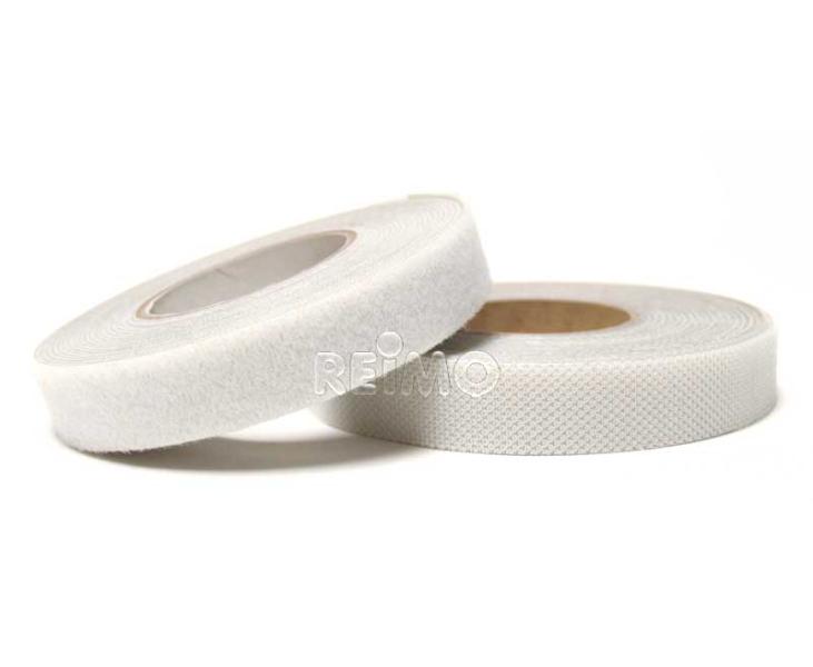 Samolepiaca suchá zipsová páska – biela – šírka 20 mm – 5 m