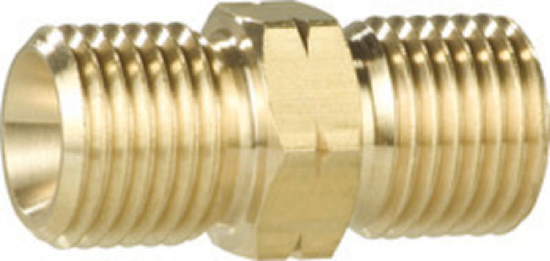 Spojka pre plynovú hadicu - 1/4" vonkajší závit na oboch stranách</p>