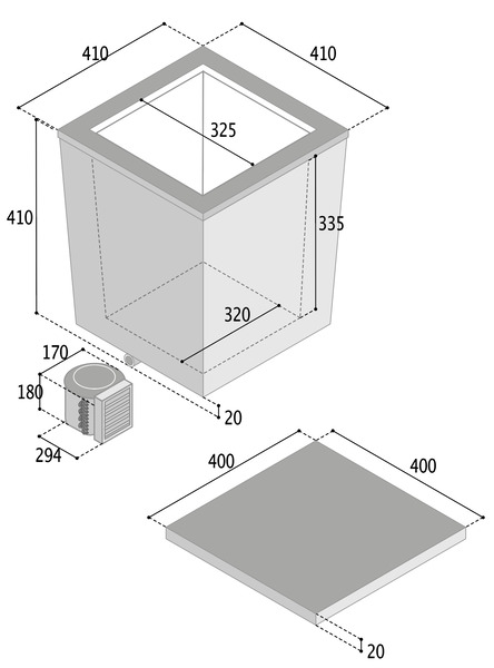 Kompresorový chladiaci box TL37L - 37 l