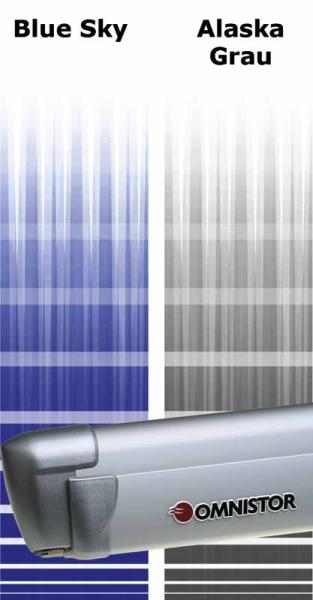 Markíza Omnistor 8000 4m Aljaš.sivá, strieborný kryt