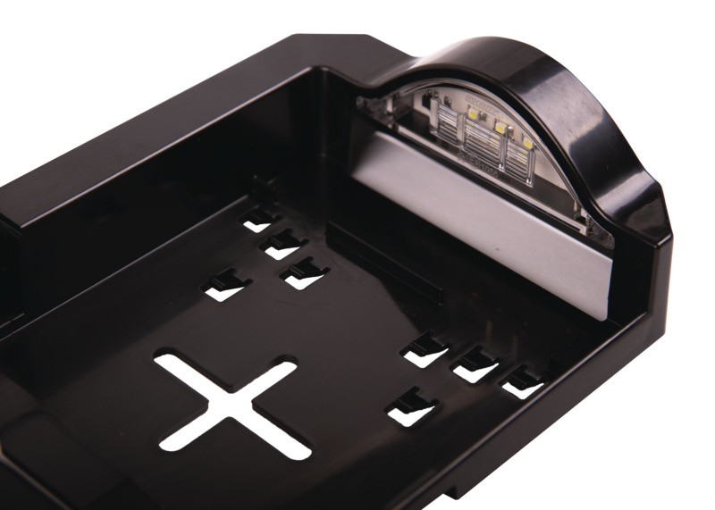 Osvetlený držiak evidenčného čísla, 12V/24V