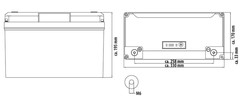 Lítiová batéria Carbest LiFePo4 Li100BT-H 100Ah s funkciou Bluetooth a vyhrievaním