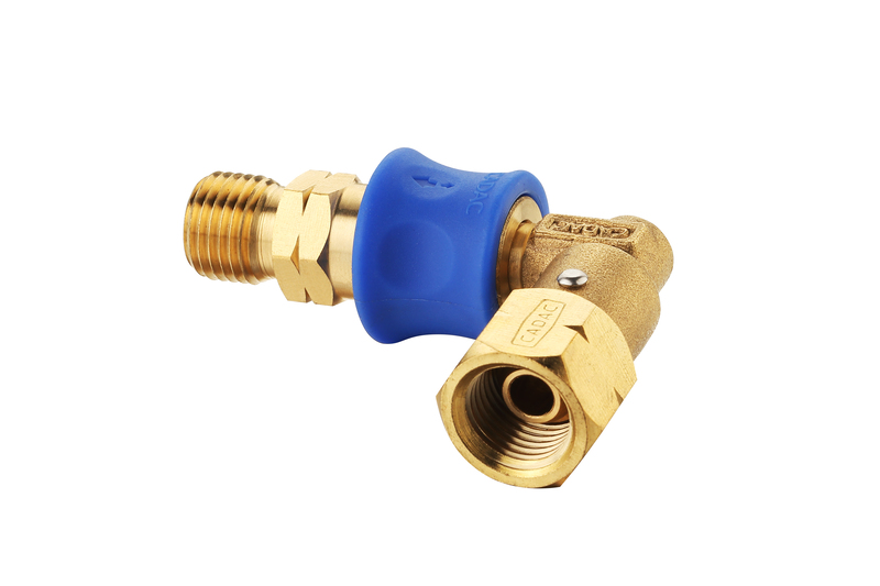 Otočný 90° spojovací diel pre plynovú hadicu</p>