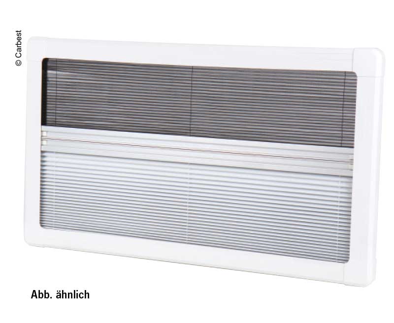 Carbest Blackout Pleated Blind and Flyscreen for RW Eco 500x300