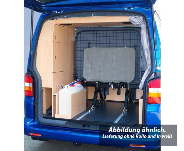 Séria nábytku TrioStyle, biela s vysokým leskom, pre VW T6/5 LR, stavebnicová sada