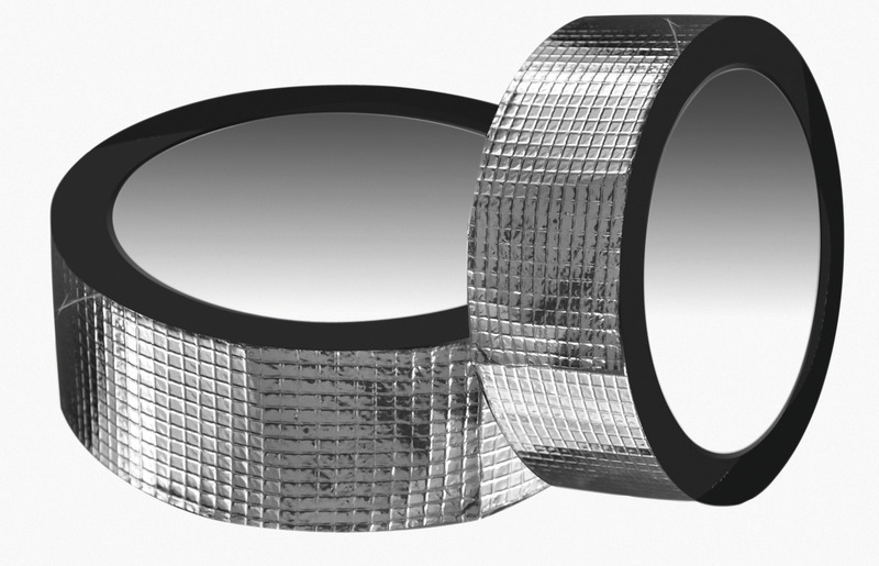 Látková lepiaca páska 50m x 50mm strieborná