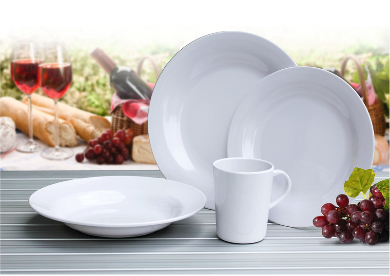 Melamínová súprava riadu Monaco - pre 4 osoby</p>