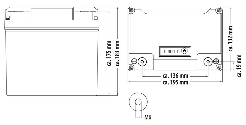 Lítium-batéria LiFePO4 Li50BT-H s Bluetooth a funkciou vyhrievania – 50 Ah