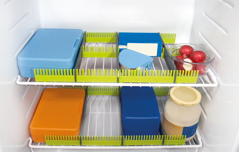 Lamely do špajze Purvario v súprave 8 kusov - limetková/antracitová</p>