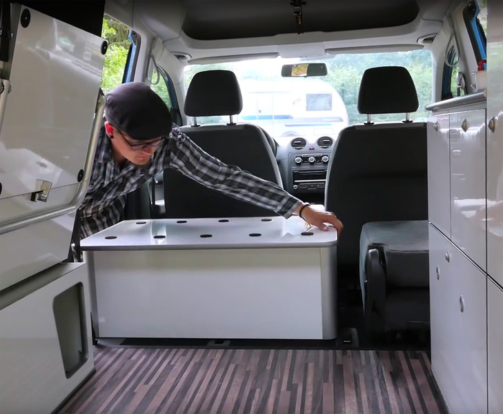 Úložný box VW Caddy Camp
