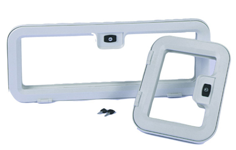 Klapka puzdra 365x296 biely plast, vhodné pre kazetu Porta Potti