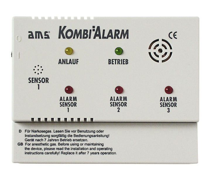 Plynový detektor AMS Kombialarm – zariadenie 12 V