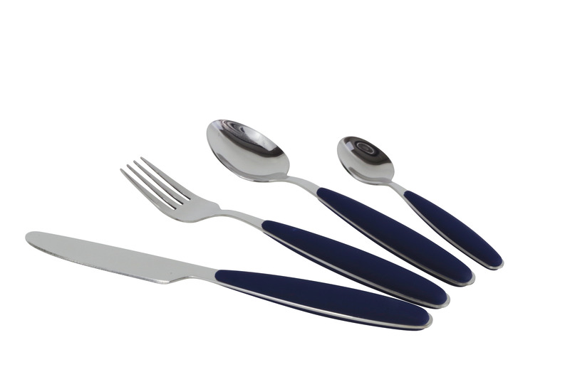 Caming Cutlery Set, Gimex, 4 People/16 Parts, Navy