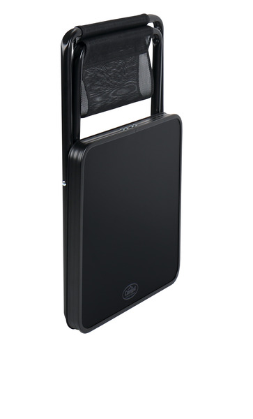 Kempingová stolička / stolová stolička Pasadena - čierna - nosnosť 100kg/30kg</p>