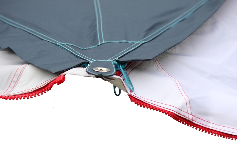 Predlžovacia plachta BENT so zipsom proti dažďu - tmavomodrá</p>