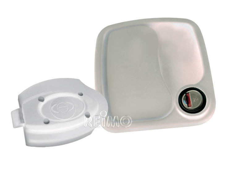 Euro garážové dvere biele bez cylindrickej vložky Kľúč bez skrutiek