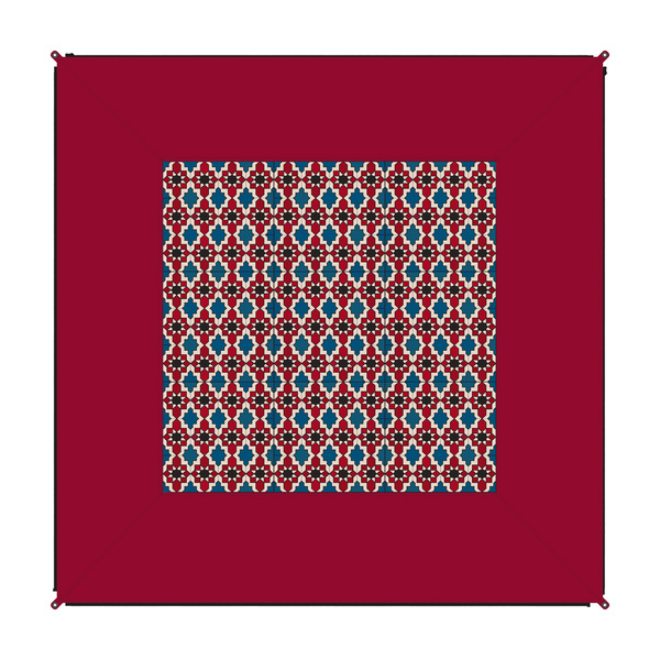 BENT koberec "Orientálna" červená</p>