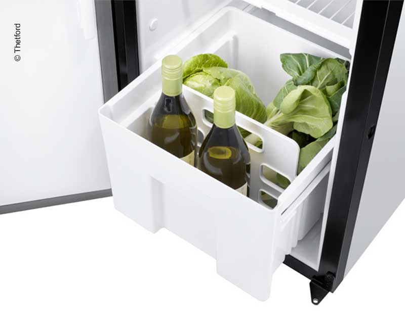 Absorpčná chladnička Thetford N4142E+ - 230V, 12V, plynová, záves dverí pravý/ľavý</p><br></p>