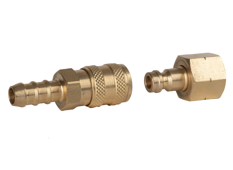 Zásuvná spojka 30 mbar - 1 x samec, 1 x samica</p>