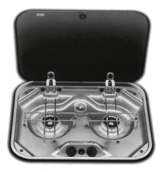 SMEV Series 8000 - 2-horákový varič vrátane krytu, elektrické zapaľovanie, 30mbar