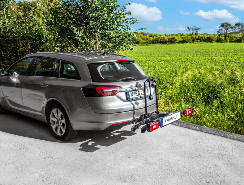Nosič bicyklov EUFAB CROW PLUS na závesný vozík pre 2 bicykle