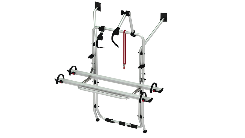 Zadný nosič FIAMMA Carry Bike VW T6 pre 2 kolesá, strieborný