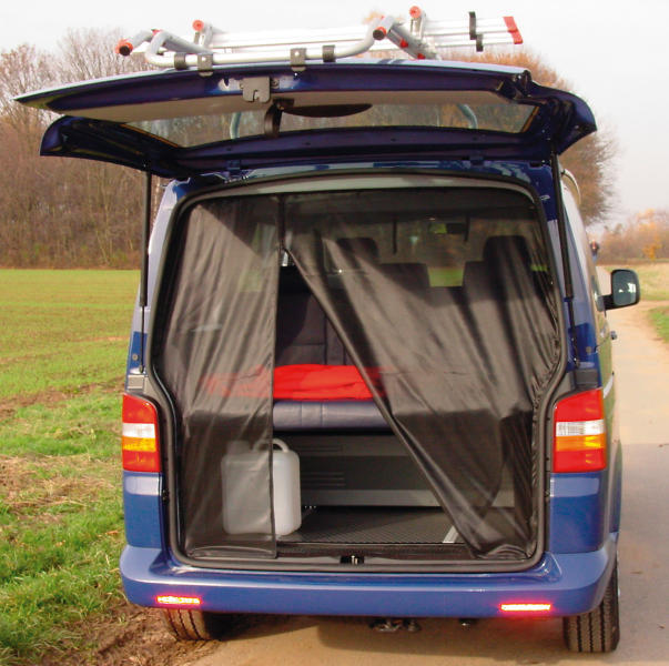 Sieť proti komárom pre posuvné dvere VWT5 kombi/dodávka, šírka 10, jednoduché obloženie