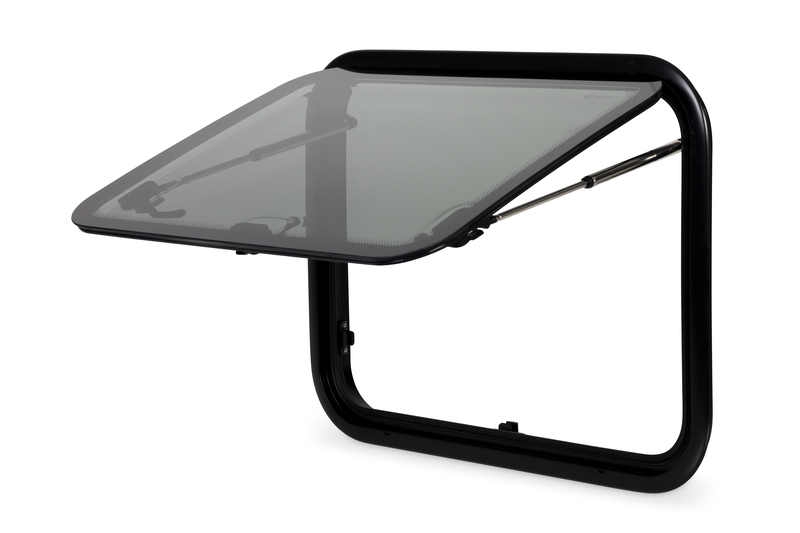 RW Fusion Curved – výklopné okno z akrylového skla a bezpečnostného skla