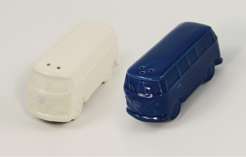 VW Collection soľnička + korenička modrá + biela