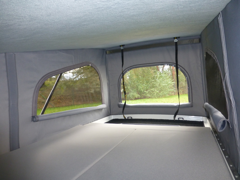 Strešná postel pre VW Crafter od modelového roku 2017 – H3, výška vozidla 262 cm
