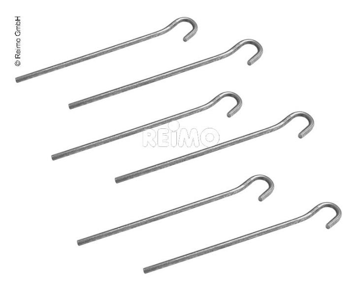 Koberec na stan, koberec na markízu Železné kolíky na spony