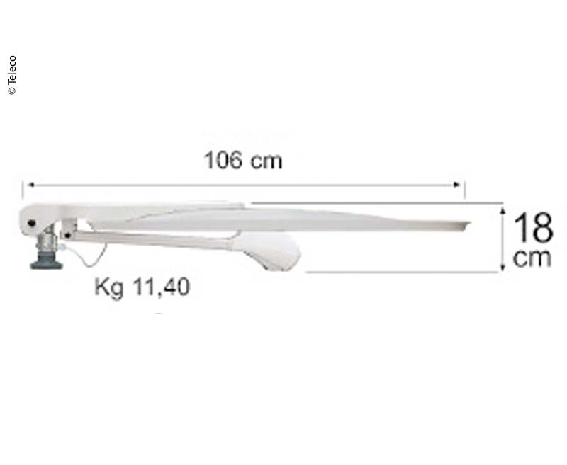 Satelitný systém Voyager Digimatic 65 s DSF90E/HD a stožiarom