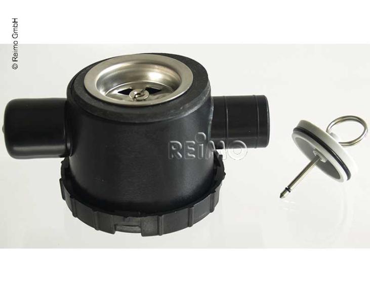 Sifón 39 mm so sitkom z nehrdzavejúcej ocele pre systém odpadovej vody