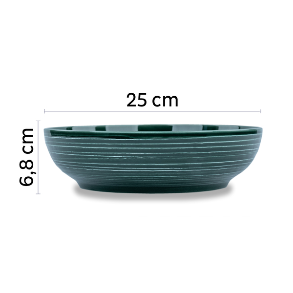 Porcelánová magnetická miska na jedlo - Lesná zelená</p>