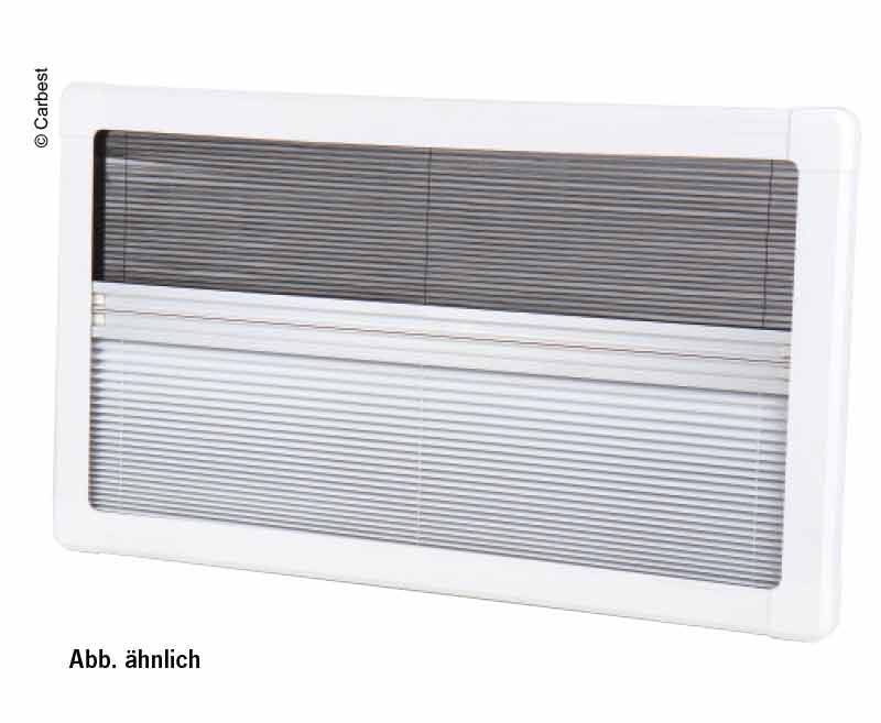 Carbest Blackout Pleated Blind with Flyscreen for RW Motion 800x450