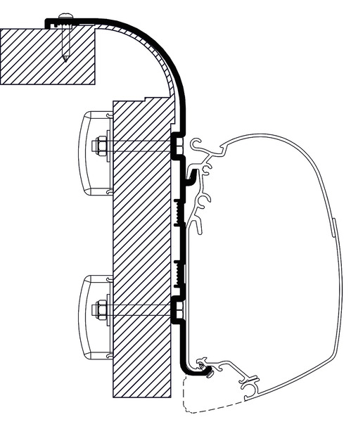 Adaptér markízy Thule Omnistor Bailey</p>